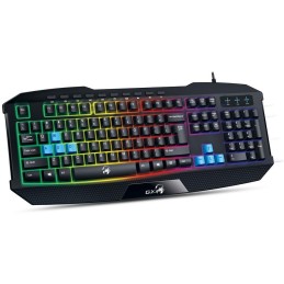 GENIUS GX GAMING Scorpion K215/ Herní drátová klávesnice/ podsvícená/ USB/ černá/ CZ+SK layout