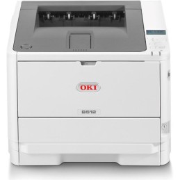 OKI B512dn A4, čb, 1200x1200, 45 ppm, USB 2.0, PCL6+PS3, duplex, LAN