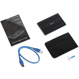 I-tec externí box pro HDD ADVANCE MySafe AluBasic/ 2,5" SATA/ SSD/ USB 3.0/ černý