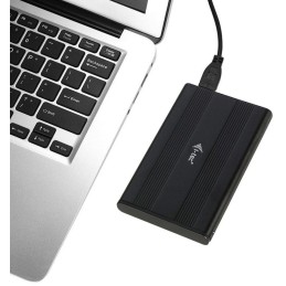 I-tec externí box pro HDD ADVANCE MySafe AluBasic/ 2,5" SATA/ SSD/ USB 3.0/ černý