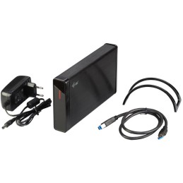 I-tec externí box pro HDD ADVANCE MySafe/ 3,5" SATA/ USB 3.0/ černý