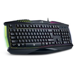 GENIUS GX GAMING Scorpion K220/ Herní drátová klávesnice/ podsvícená/ USB/ černá/ CZ+SK layout