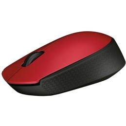 Logitech myš M171/ Bezdrátová/ Optická/ 1000dpi/ USB přijímač/ červená