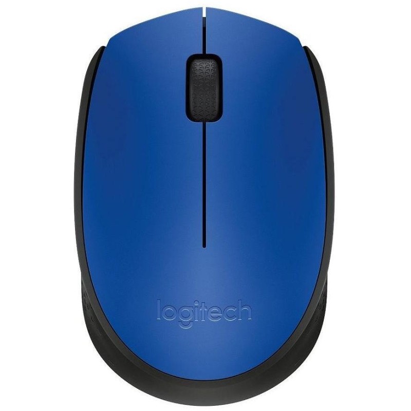 Logitech myš M171/ Bezdrátová/ Optická/ 1000dpi/ USB přijímač/ modrá