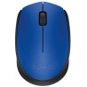 Logitech myš M171/ Bezdrátová/ Optická/ 1000dpi/ USB přijímač/ modrá