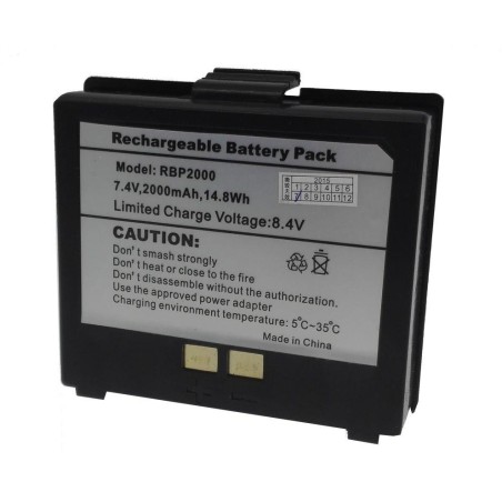 Cashino náhradní Li-ion baterie 2000mAh k přenosným pokladním tiskárnám PTP-II a PTP-III