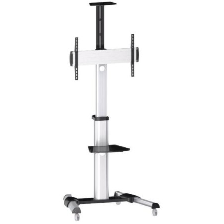 SUNNE by Elite Screens pojízdný TV stolek pro LCD a TV 37 - 70"/ nastavitelná výška/ max. VESA 600x400/ hliníkový