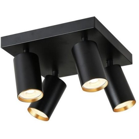 IMMAX NEO PUNTO-4S SMART bodové svítidlo čtverec 4 hlavy, GU10 4,8W, RGB+CCT, Zigbee 3.0, TUYA