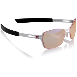 AROZZI herní brýle VISIONE VX-500 White/ bíločerné obroučky/ jantarová skla