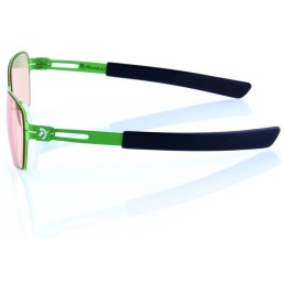 AROZZI herní brýle VISIONE VX-500 Green/ zelenočerné obroučky/ jantarová skla