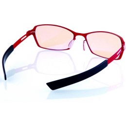 AROZZI herní brýle VISIONE VX-500 Red/ červenočerné obroučky/ jantarová skla