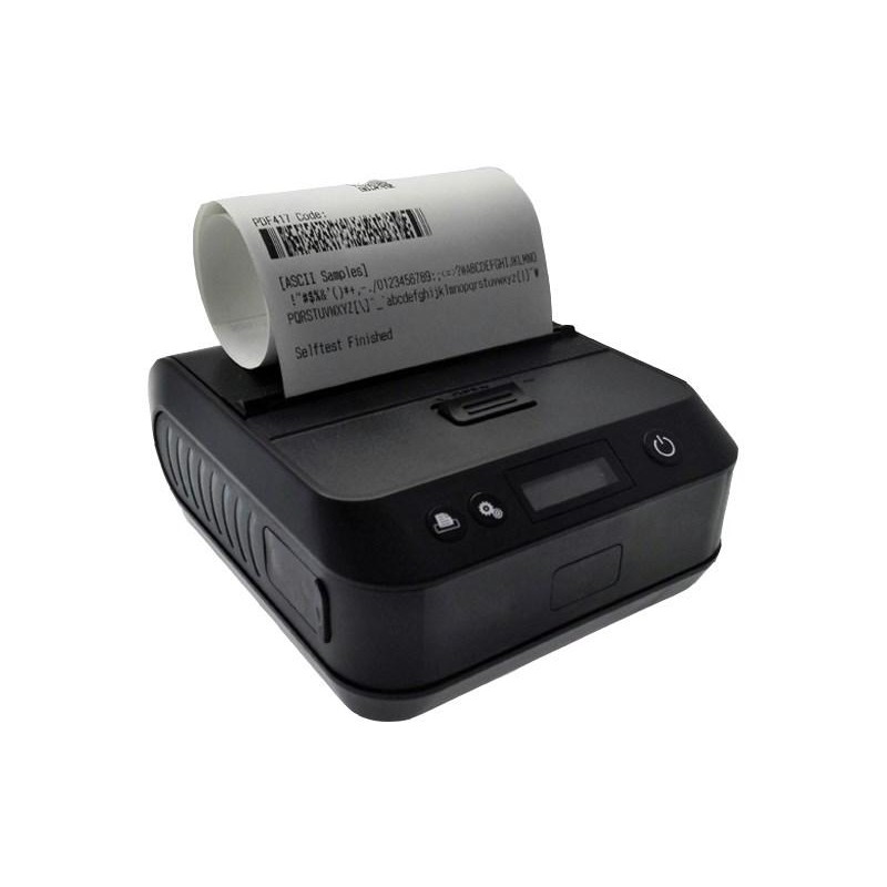 Cashino přenosná pokladní termotiskárna PTP-III, rychlost 50-80mm/s, až 80mm, USB, QR+Bar kódy, BT: Android, iOS