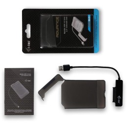I-tec externí box pro HDD ADVANCE MySafe Easy/ 2,5" SATA/ SSD/ USB 3.0/ černý