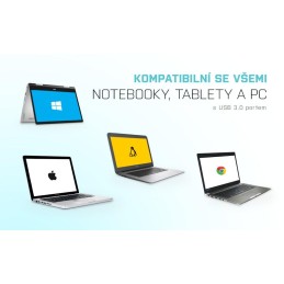 I-tec externí box pro HDD ADVANCE MySafe Easy/ 2,5" SATA/ SSD/ USB 3.0/ černý