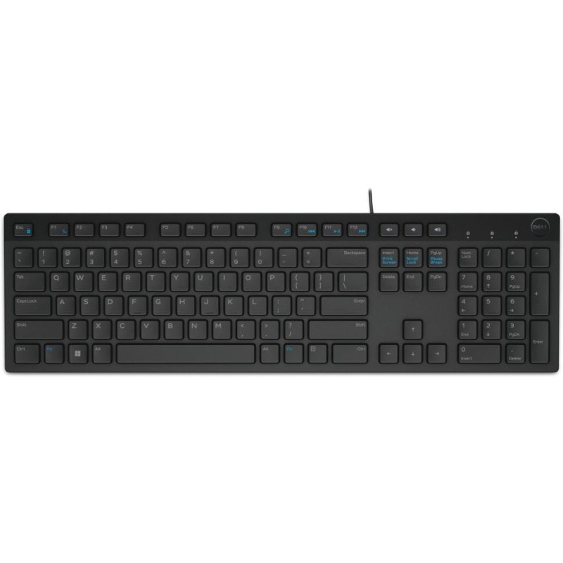 DELL klávesnice KB216/ multimediální/ ruská/ USB/ drátová/ černá