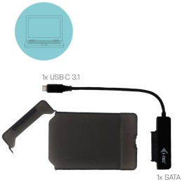 I-tec externí box pro HDD MYSAFE Easy/ 2,5" SATA/ SSD/ USB 3.1 Type C Gen 2/ černý