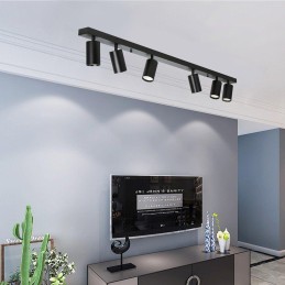 IMMAX NEO PUNTO-6 SMART bodové svítidlo linear 6 hlav, GU10, 4,8W, RGB+CCT, Zigbee 3.0, TUYA