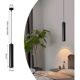 IMMAX NEO PUNTO-Z1 SMART závěsné bodové svítidlo GU10, 4,8W, RGB+CCT, Zigbee 3.0, TUYA