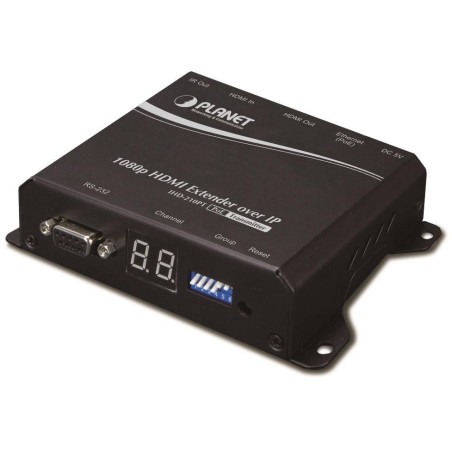 Planet IHD-210PT, HDMI video extender, vysílač, Full HD, H.264, multicast, IR, napájení PoE