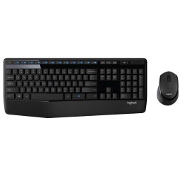 Logitech set klávesnice s myší MK345 / bezdrátový / 2,4Ghz / USB přijímač / CZ + SK / černá