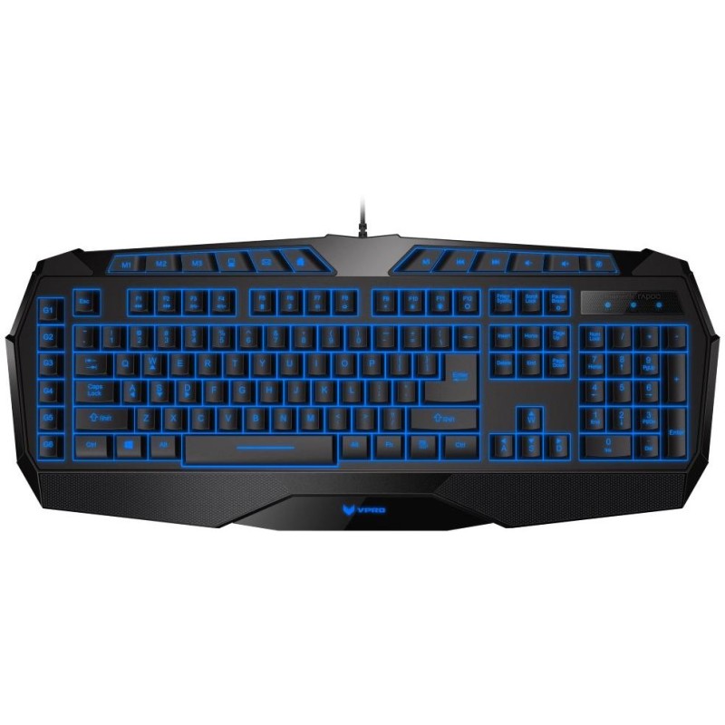 RAPOO VPRO herní klávesnice V52/ podsvícená/ drátová/ USB/ černá/ CZ+SK layout