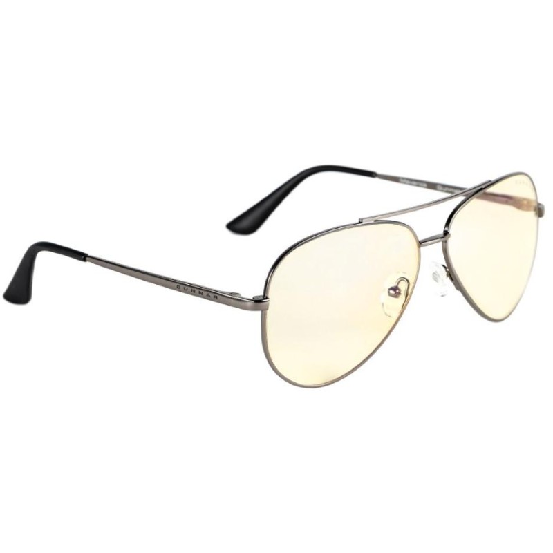 GUNNAR kancelářske/herní brýle MAVERICK GUNMETAL * jantárová skla * BLF 65 * GUNNAR focus