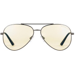 GUNNAR kancelářske/herní brýle MAVERICK GUNMETAL * jantárová skla * BLF 65 * GUNNAR focus