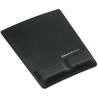 FELLOWES Health-V foam mouse pad and wrist rest Microban Lycra black