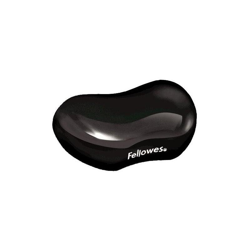 FELLOWES podložka pod zápěstí CRYSTAL gelová černá