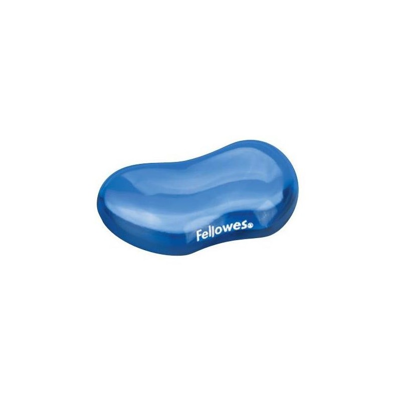 FELLOWES podložka pod zápěstí CRYSTAL gelová modrá