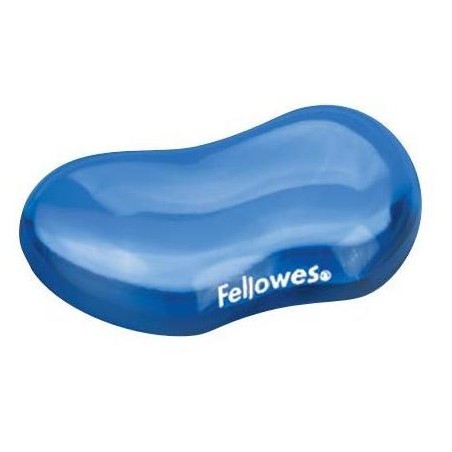 FELLOWES podložka pod zápěstí CRYSTAL gelová modrá