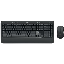 Logitech set MK540 ADVANCED, Bezdrátová klávesnice + myš/ 2.4GHz/ USB přijímač/ CZ/SK/ černý