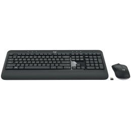 Logitech set MK540 ADVANCED, Bezdrátová klávesnice + myš/ 2.4GHz/ USB přijímač/ CZ/SK/ černý