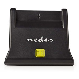 NEDIS čtečka čipových karet CRDRU2SM3BK/ Smart Card ID-1/ eObčanka/ standardní biometrické čipy/ USB 2.0/ černá