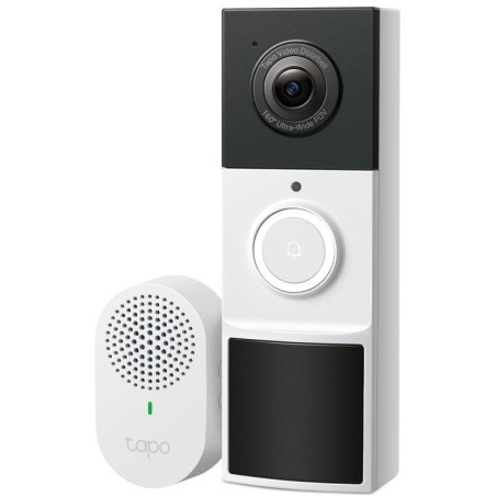 TP-Link Tapo D210, Chytrý Video zvonek, 3MP kamera, detekce osob, 160° zorné pole, IP65, SD slot,