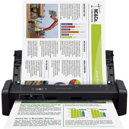 Epson skener WorkForce DS-360W/ A4/ 1200dpi/ USB3.0/ Wi-Fi/ 3 roky záruka po registraci