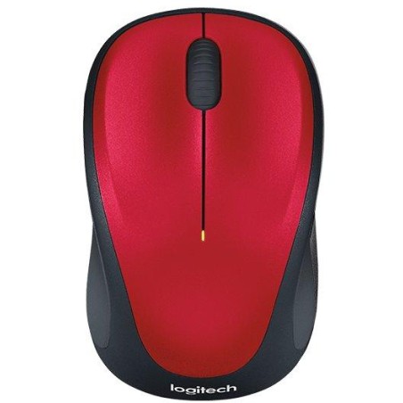 Logitech myš M235/ Bezdrátová/ Optická/ 1000dpi/ USB přijímač/ červená