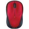 Logitech Maus M235/ Kabellos/ Optisch/ 1000dpi/ USB-Empfänger/ rot