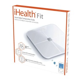 IHealth FIT HS2S – Intelligente Personenwaage mit Körperzusammensetzungsanalyse, Bluetooth 4.0