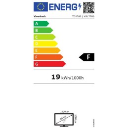ViewSonic TD2760/ 27"/ Touch/ VA/ 16:9/ 1920x1080/ 6ms/ 230cd/m2/ 1x DP/ 1x VGA/ 1x HDMI/ 3x USB/ 1x RS232/ Repro