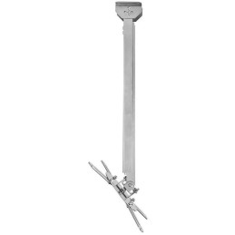 NEDIS stropní držák pro projektor/ Full motion/ nosnost 10 kg/ otáčení 360°/ 4 ramena/ ocel/ šedý