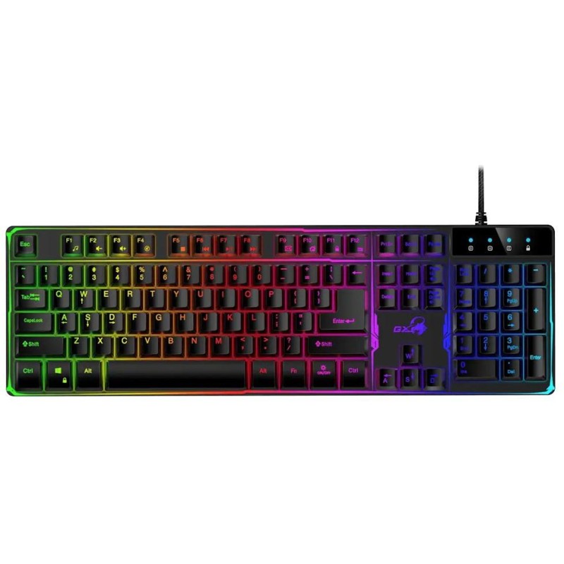 GENIUS GX GAMING Scorpion K8/ drátová/ podsvícená/ USB/ černá/ CZ+SK layout