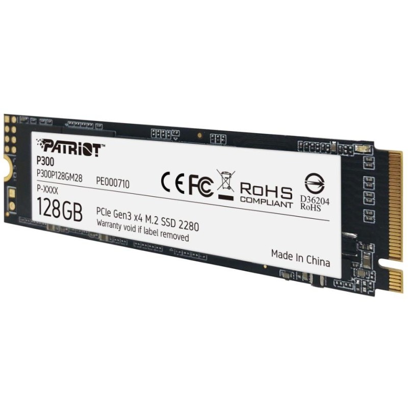 PATRIOT P300 128GB SSD / Interní / M.2 PCIe Gen3 x4 NVMe 1.3 / 2280