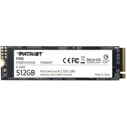 PATRIOT P300 512GB SSD / Interní / M.2 PCIe Gen3 x4 NVMe 1.3 / 2280
