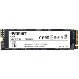 PATRIOT P300 1TB SSD / Interní / M.2 PCIe Gen3 x4 NVMe 1.3 / 2280