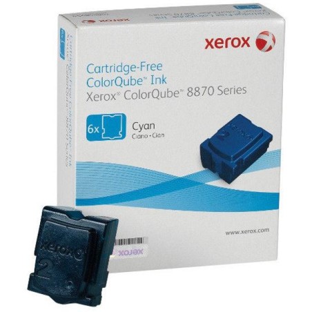 Xerox original tuhý inkoust 108R00958 (Cyan, 17 300str., 6 sticks) pro ColorQube 8870/8880