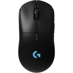 Logitech myš Gaming G PRO/ Bezdrátová/ Optická/ 25600dpi/ USB přijímač/ černá