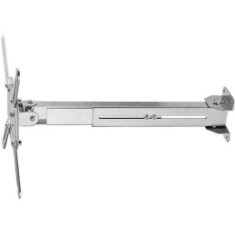 NEDIS nástěnný držák pro projektor/ Full motion/ nosnost 10 kg/ otáčení 360°/ 4 ramena/ ocel/ šedý