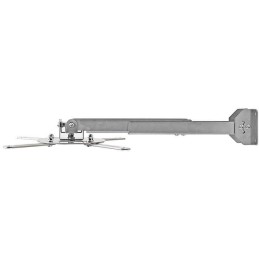 NEDIS nástěnný držák pro projektor/ Full motion/ nosnost 10 kg/ otáčení 360°/ 4 ramena/ ocel/ šedý