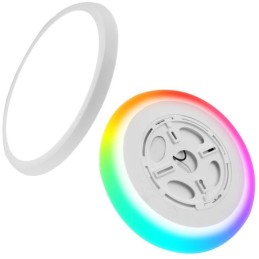 IMMAX NEO LITE TUDO SMART stropní svítidlo RGB podsvícení 60cm 65W, s podporou BEACON, Wi-Fi, TUYA, bílé